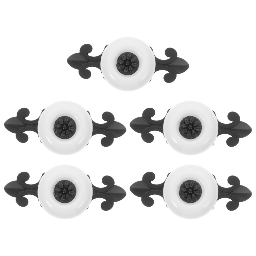 5pcs Vintage Ceramic Cabinet Knob Handles Decorative Furniture Pulls-image-OPC-PKNV9KW-NEW