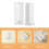 2pcs self adhesive wall corner guards thickened for indoor outdoor use 8