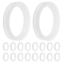 72 Pcs Air Conditioning Nozzle Heat Collector Tube Sealing Ring