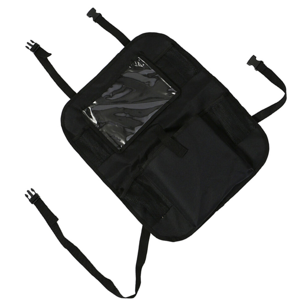 Worgeous Car Rear Seat Storage Bag 1Pack 23.6X15.7x0.4in Black 3252825484870