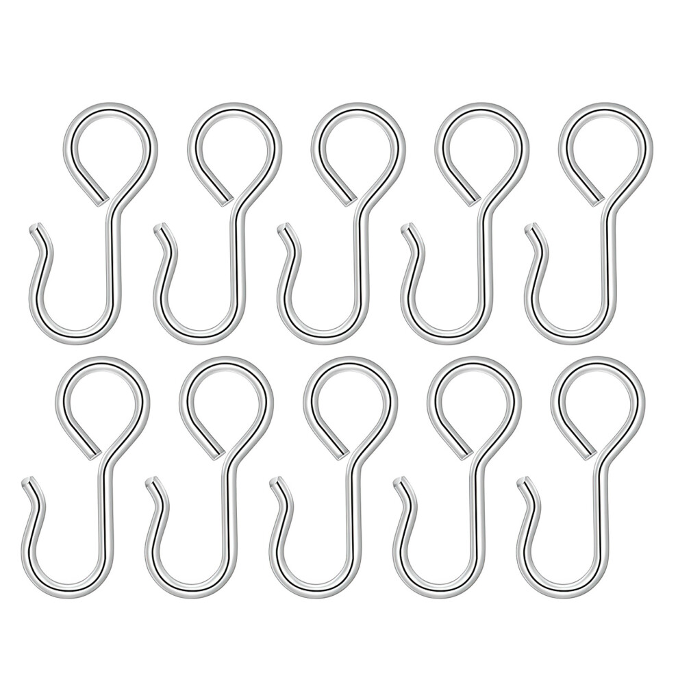 10Pcs 23Mm Metal Car Seat Cover Hooks For Seat Mat Headrest Replacement 3252825474420