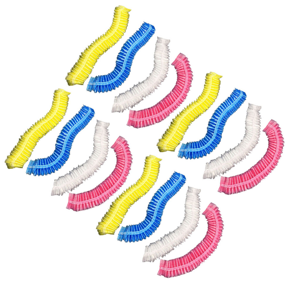 Vaguelly 400 Pcs Individually Wrapped Shower Caps Hat Portable Hair