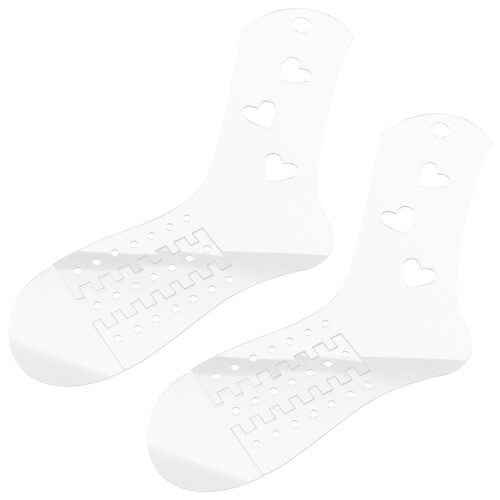 2pcs Acrylic Sock Blockers For Hand With Easy Storage Design 2