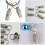 6 pcs pet name tag capsule shape collar pendant storage 3