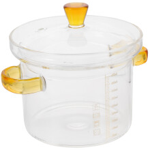 Glass Cooking Saucepan Microwave Set