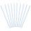 20 Pcs Transparent Pull Rod Clip Office Bookbinding Slide Binder Bars 8