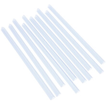 20 Pcs Transparent Pull Rod Clip Office Bookbinding Slide Binder Bars