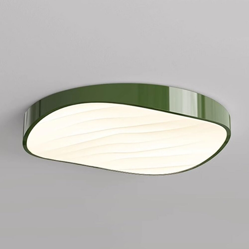 Circle Ceiling Lamp Flat Modern Round Light Fixture 6000K Daylight White 48W Super Slim LED With Printed Colourful Shade-image-OPC-PKNVDH9-NEW