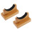 wooden baseball bat display hanger horizontal desktop holder 1 pair 7