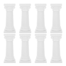 Raindrops  8 Pcs Party Cupcake Tower Roman Pillar Stand Sturdy Support