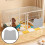 Dog Litter Box Protector Light Grey Comfortable And Reusable 4