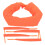 Safety Warning Bag Orange Fabric 5pcs For Weight Stabilization 11