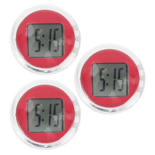mini motorcycle clocks waterproof -on for car 3 pcs 2
