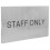 Staff Only Sign Decor Office Door Sign Silver 1pack 10