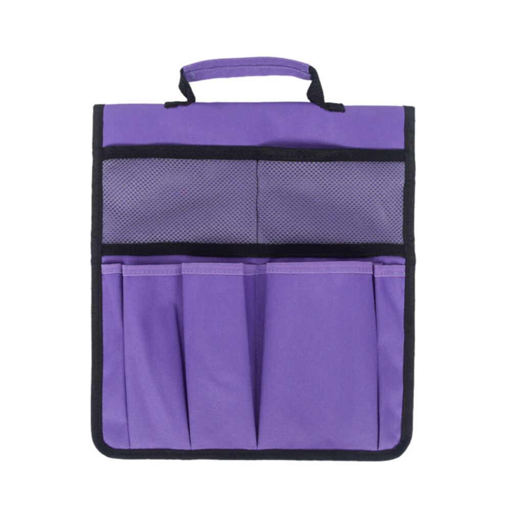 (Purple) Outdoor Seat Tool Bag Conveniently Organize Gardening Accessories-image-OPC-PKNVPK2-NEW