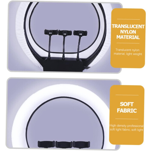 Ring Light Diffuser Translucent Reflector With Elastic Band For All Ring Lights Studio And Location Photography 2