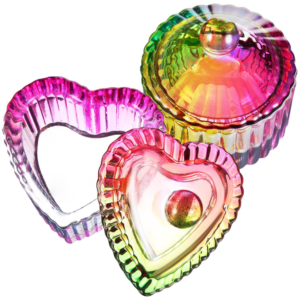 Happyyami 2 Pcs Acrylic Dappen Dishes With Lids For Powder, Gems, Glassware