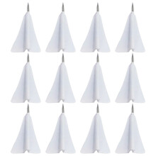 Push Pin White Abs Steel 12pcs Map Markers