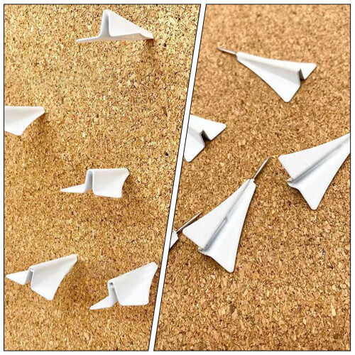 Push Pin White Abs Steel 12pcs Map Markers 2