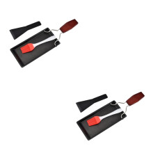 Frying Pan Two-Piece Set Sturdy BBQ Comal Style Steak Pan Griddle Non-Stick For Outdoor BBQ