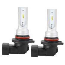 Headlight Bulb 9005 HB3, 72W 6000K White LED, 2-Piece With Decoder For Fog Lamps