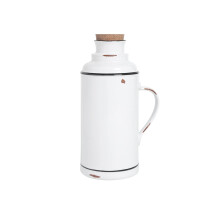 Water Pitcher Retro Jug 60.8 Oz Ceramic Teapot Iced Tea Pitcher With Handle And Cork Stopper For Juice Milk Hot Cold