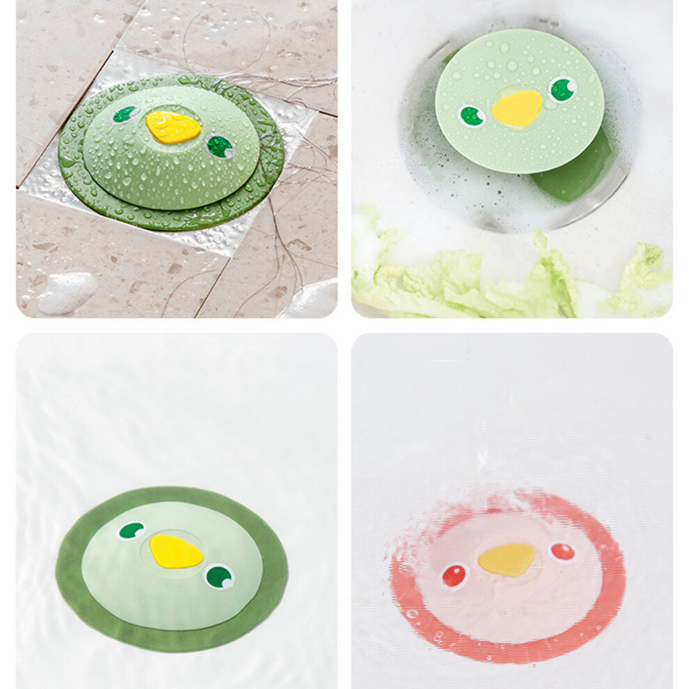Deodorizing Pink Floor Drain Cover 10X10cm Anti Odor Sewer Plug 5011351488114