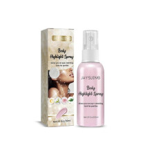 Body Highlight Spray Body Glitter Spray Quick Dry Face Liquid Glitter Gel Body Painted Stage Makeup Highlight for Face Neck Eyes Dress Prom Party 30m