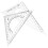 Zehuanyu  2 Pcs Geometric Diagram Drafting Triangle Board Student 10