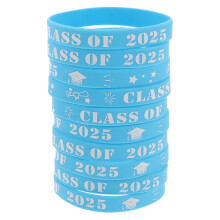 10 Pcs Congrats Grad Graduation Wristbands Celebration