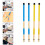 4Stk Percussion Drum Brushes Holzset Drum Kit Zubehör 5