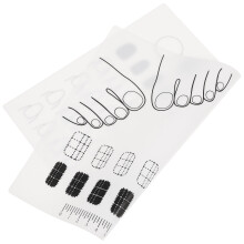 silicone nail art stamping mat for polish coloring and transfer b type