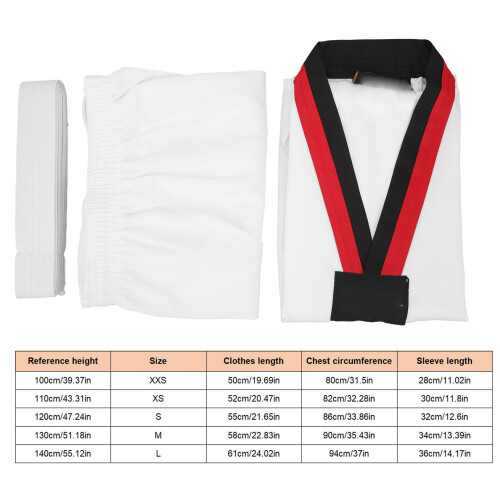 Polyester-Cotton Kids Taekwondo Uniform - Comfortable & Long Lasting 1