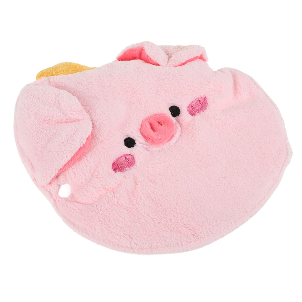 Cute Animal Pig Hot Compress Face Mask Towel Spa Moisturizing Soft Reusable Towel Steamer For Facial Care Sensitive Skin