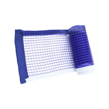 Portable Table Tennis Net Adjustable Height For Indoor Outdoor Folding Quick Setup Weather-Resistant Blue Four-Pack