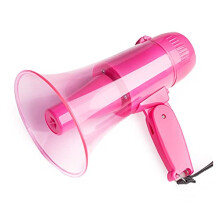 Megaphones 240S Recording USB Port Portable 20W Bullhorn Megaphone With Siren And Alarm Modes For Outdoor Announcements