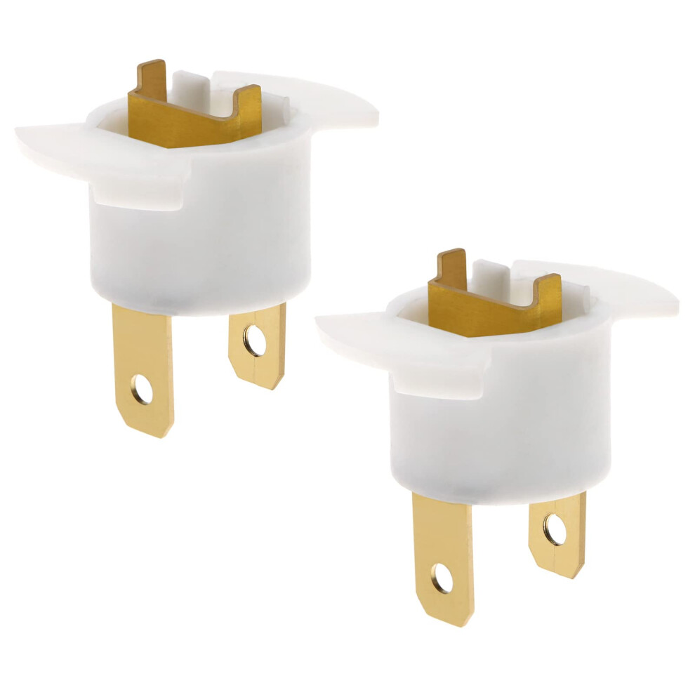 H1 Halogen Headlight Socket Holder 2-Piece Pack 33116Sd4961 Compatible With Honda Cr-V, Prelude, Acura Rl, Tsx 9393856887828
