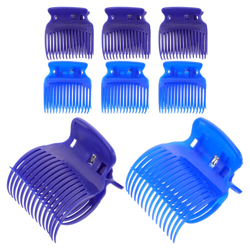 8 Pcs Clips For Hair Rollers Claw Styling Sectioning Heat-Resistant