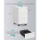 Caixa de escritório - HELLOSHOP26 - 3 gavetas - Com fecho - Móvel - Branco mate 5