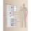 Meuble de salle de bain - HELLOSHOP26 - 30 x 60 x 170 cm - Blanc - MDF - Éclairage intégré 3