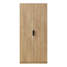 Armadio da camera guardaroba moderno mobile di stoccaggio senza tempo 1 armadio e 1 mensola MDF 176