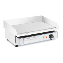 Piastra elettrica professionale in inox per ristorante da tavolo 1 fuoco 55 x 40 cm