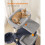 Kratzbaum - HELLOSHOP26 - 152 cm - 2 Nischen - 3 Plüschbälle - Spanplatten 2