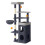 Kratzbaum - HELLOSHOP26 - 152 cm - 2 Nischen - 3 Plüschbälle - Spanplatten 1