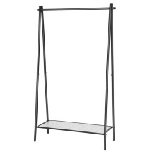 Portemanteau - HELLOSHOP26 - Métallique - Noir - 153 cm - Design sobre et fonctionnel