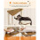 Albero per gatti - HELLOSHOP26 - 165 cm - 5 grattatoi - Cuscini lavabili - Design moderno 2
