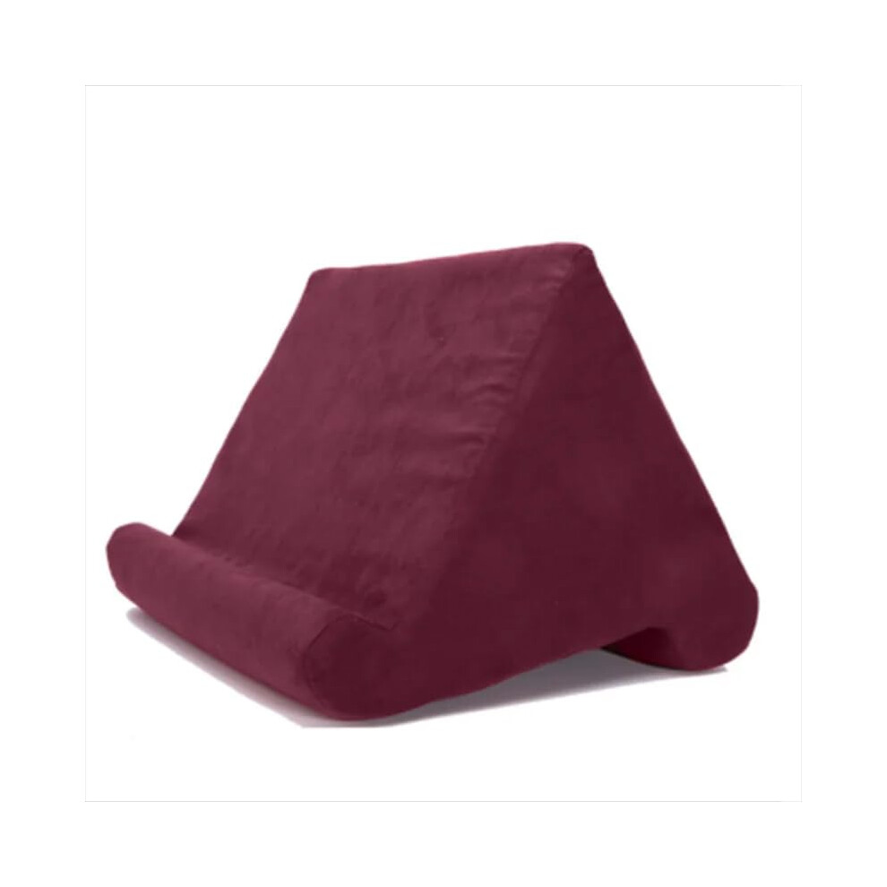 Soft Sponge Tablet Stand Wine For Movies And Games Adjustable Viewing Angles Compatible With 7-11 Inch Tablets Red 9393856888238