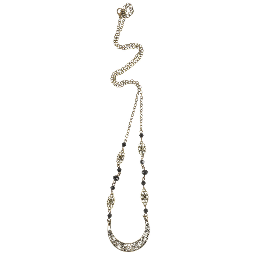 Koronka Na GłOwę Vintage Z Motywem KsiężYca, KryształKami I Koralikami-image