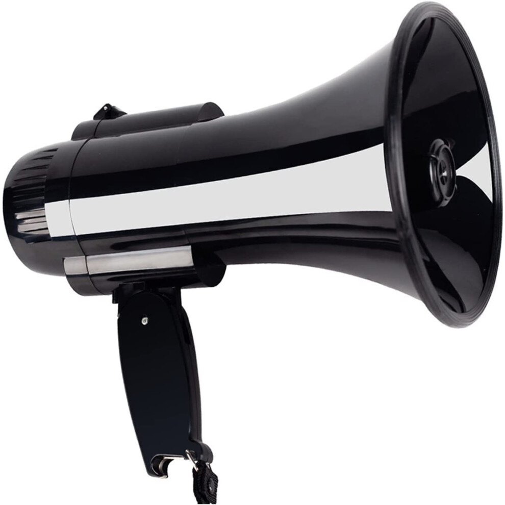 Portable Bullhorn 25W Megaphone With Siren Voice Instruction Handheld Battery Operated Lightweight Speaker 9084446037203