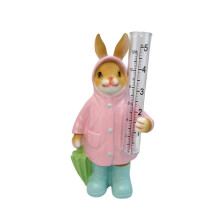 Rain Gauge Outdoor Garden Resin Weather-Resistant Statue For Precipitation Measurement And Yard Decor